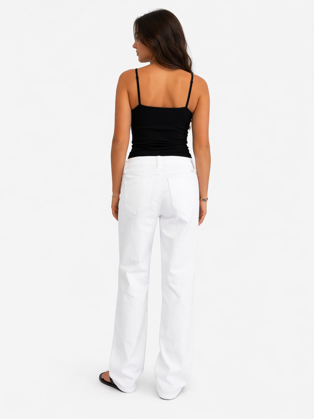 1822 Denim - Petite 28" Eco-Friendly Wide Leg Jean in White