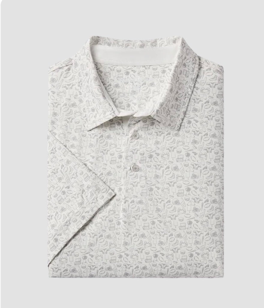 Biggest Fan Printed Polo