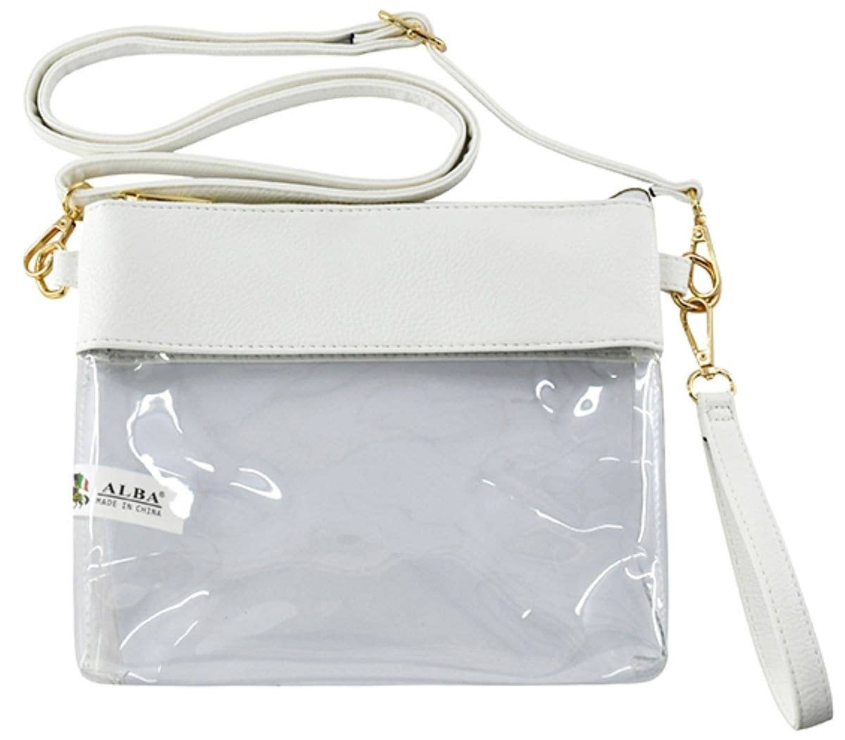 Game Day Clear Crossbody Bag Purse : Leopard
