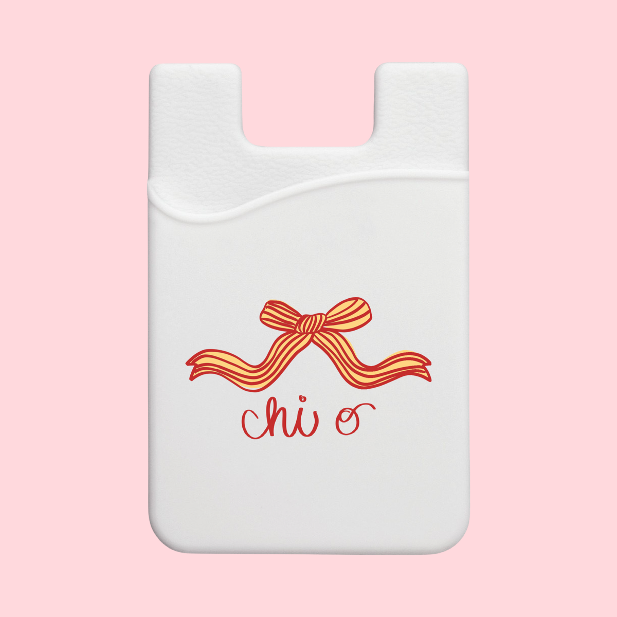 Chi Omega Coquette Bow Sorority Phone Wallet