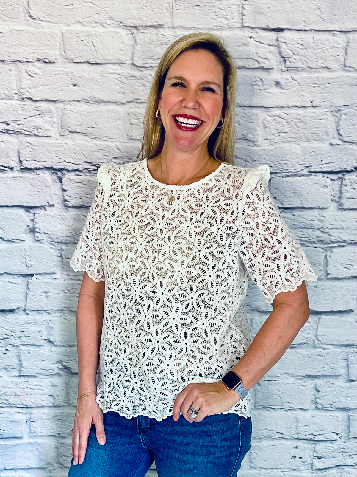 CLEARANCE: Floral Lace