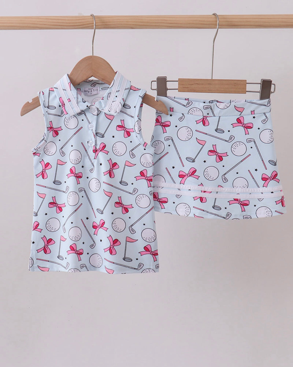 Girls Golf Skort Set