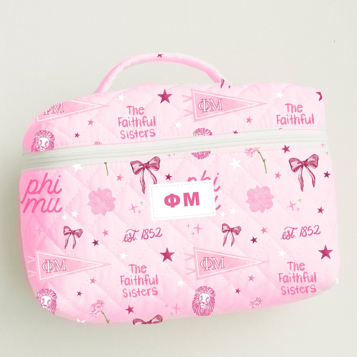 Phi Mu Toiletry Bag