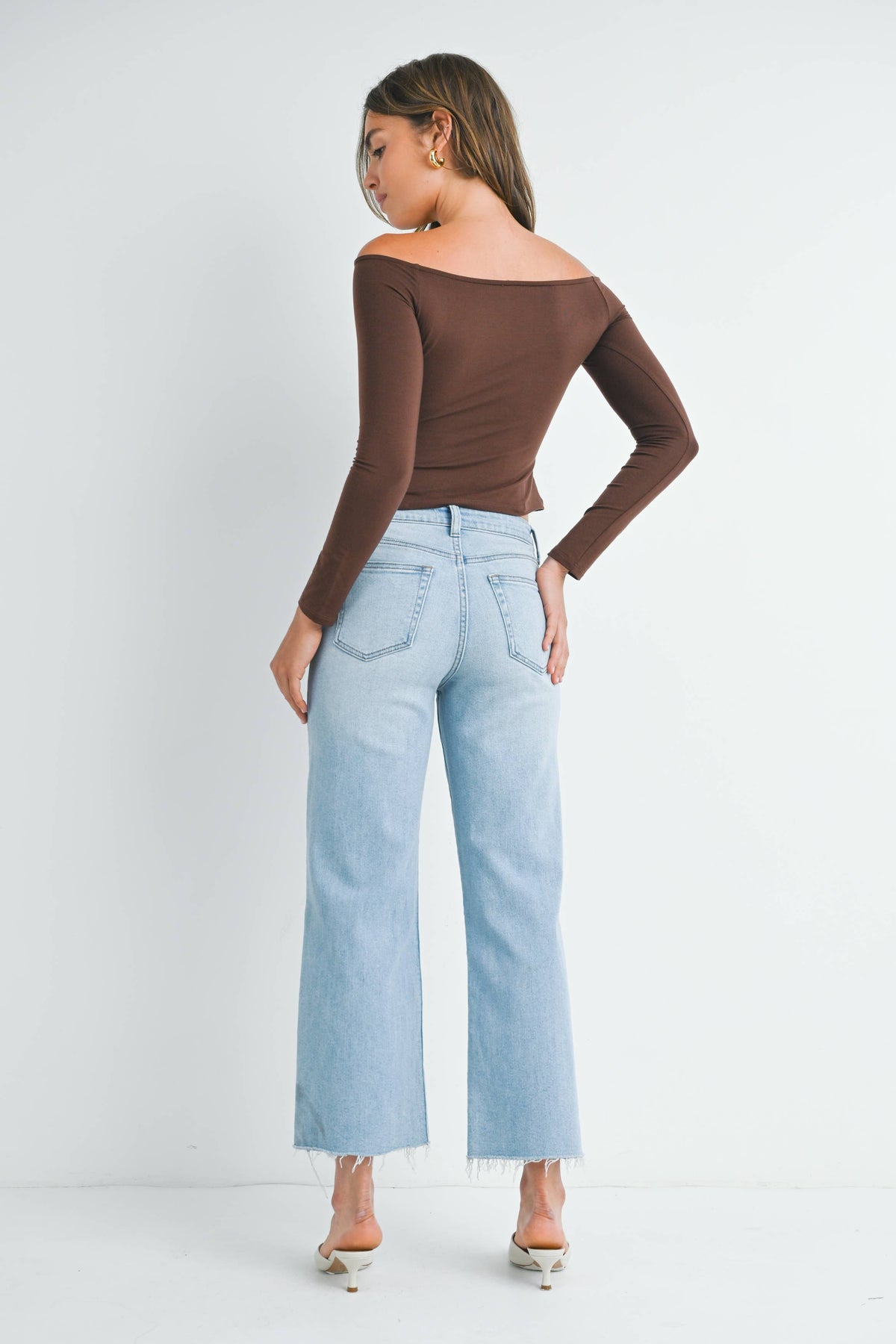 JBD - Slim Wide Leg Jeans / LIGHT DENIM