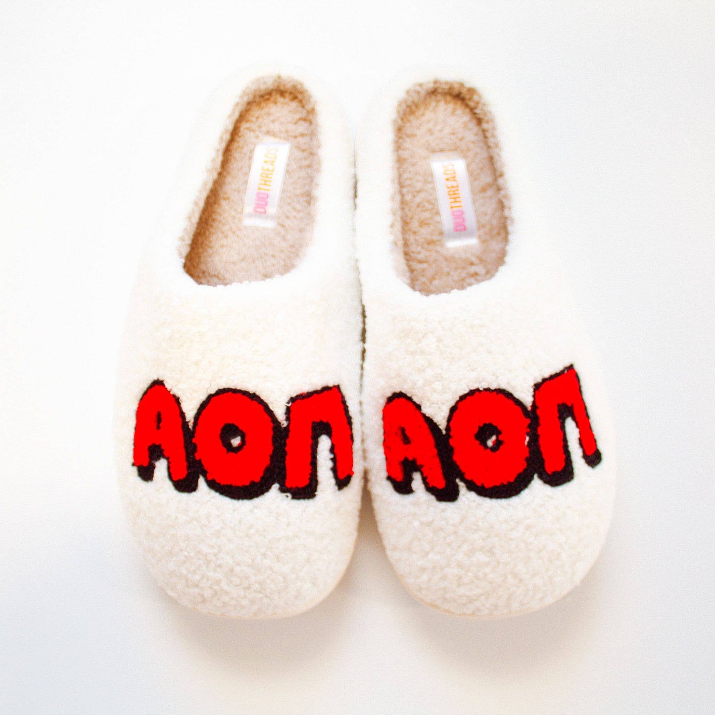 Alpha Omicron Pi Sorority Slipper Set: S/M