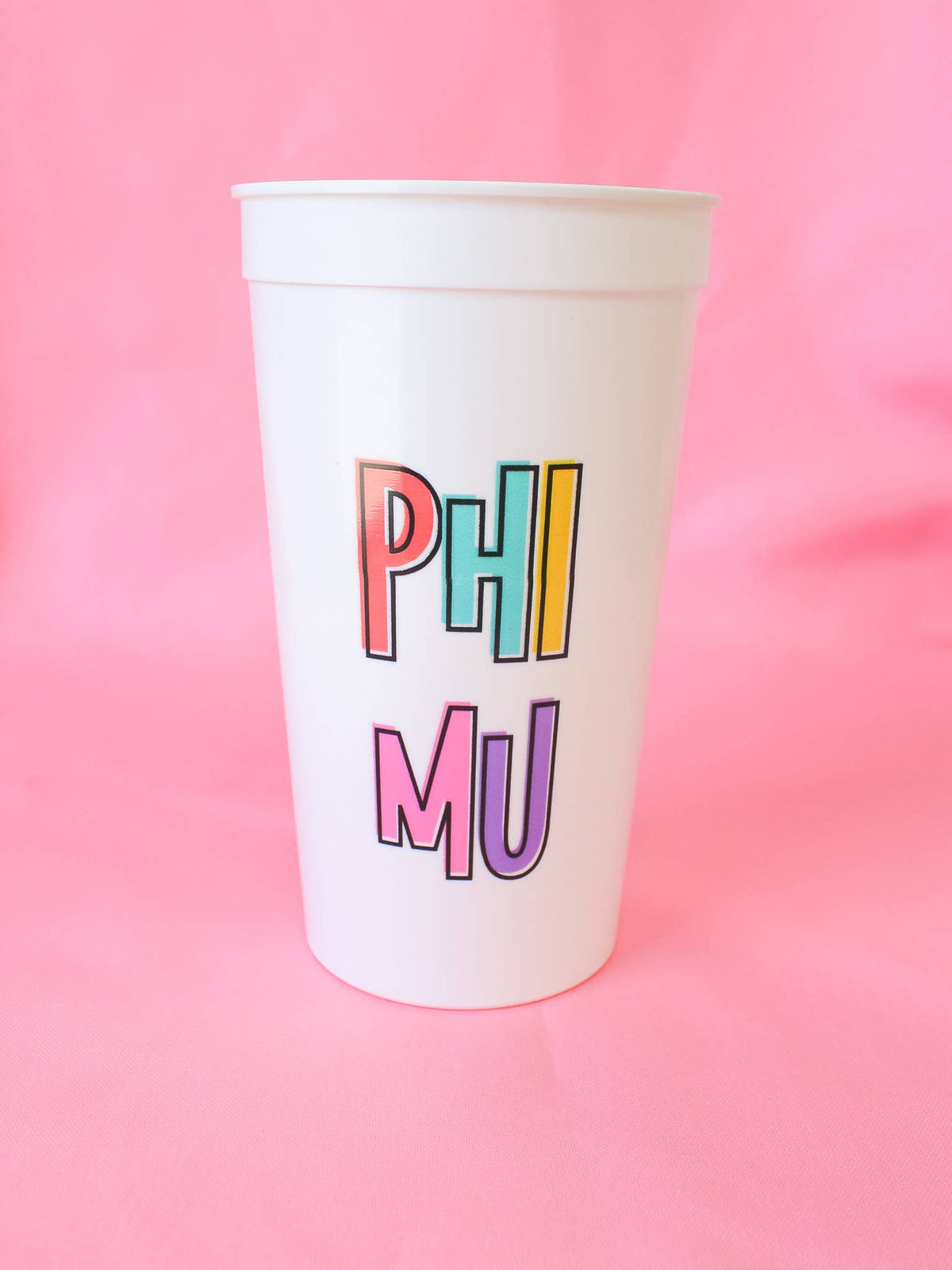 Phi Mu Bring On the Fun Sorority Stadium Cup