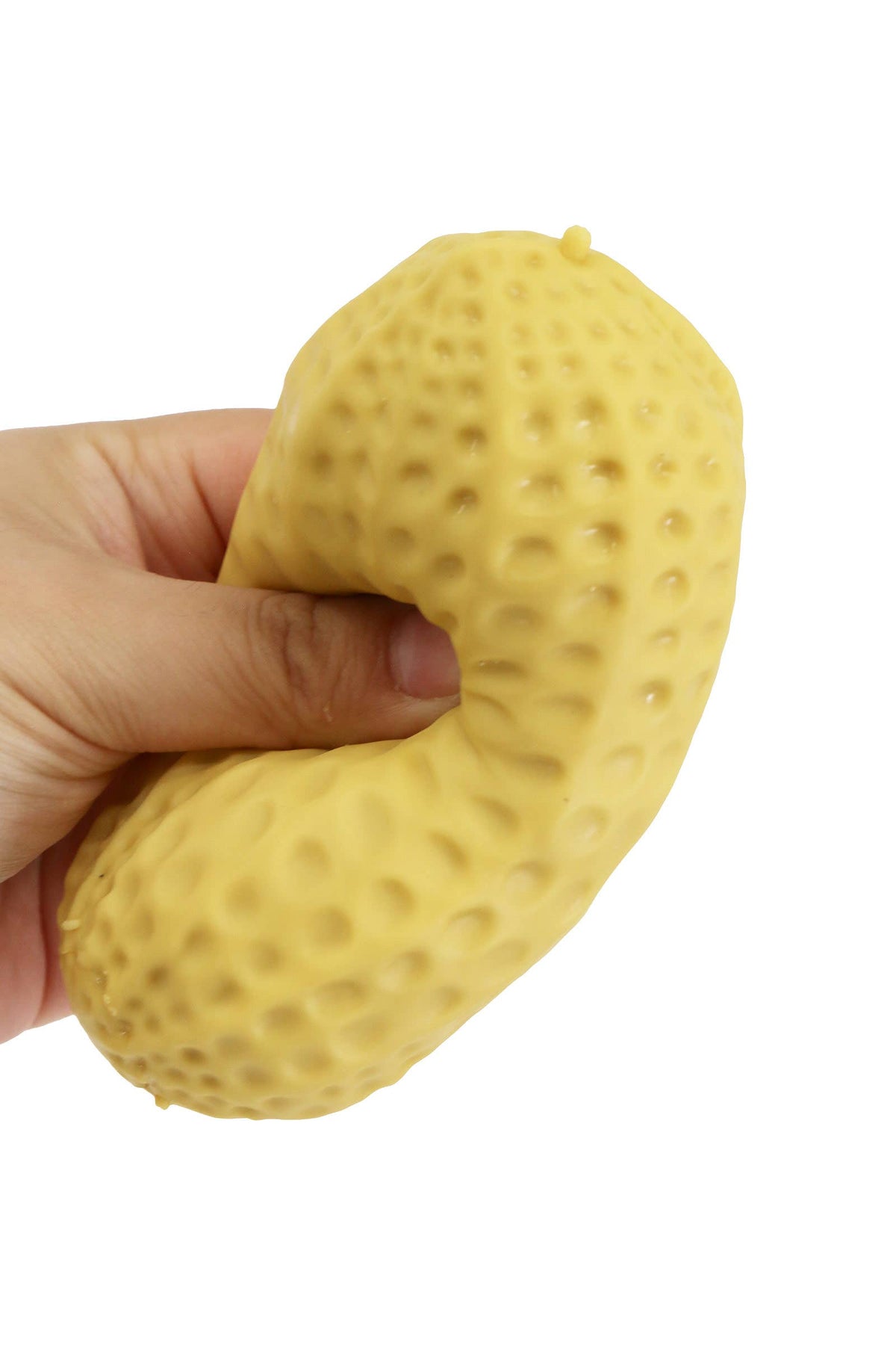 PREORDER : Peanut Zero Rebound TPR Crunchy Bead Slime Filled Squishy: BEIGE / ONE SIZE