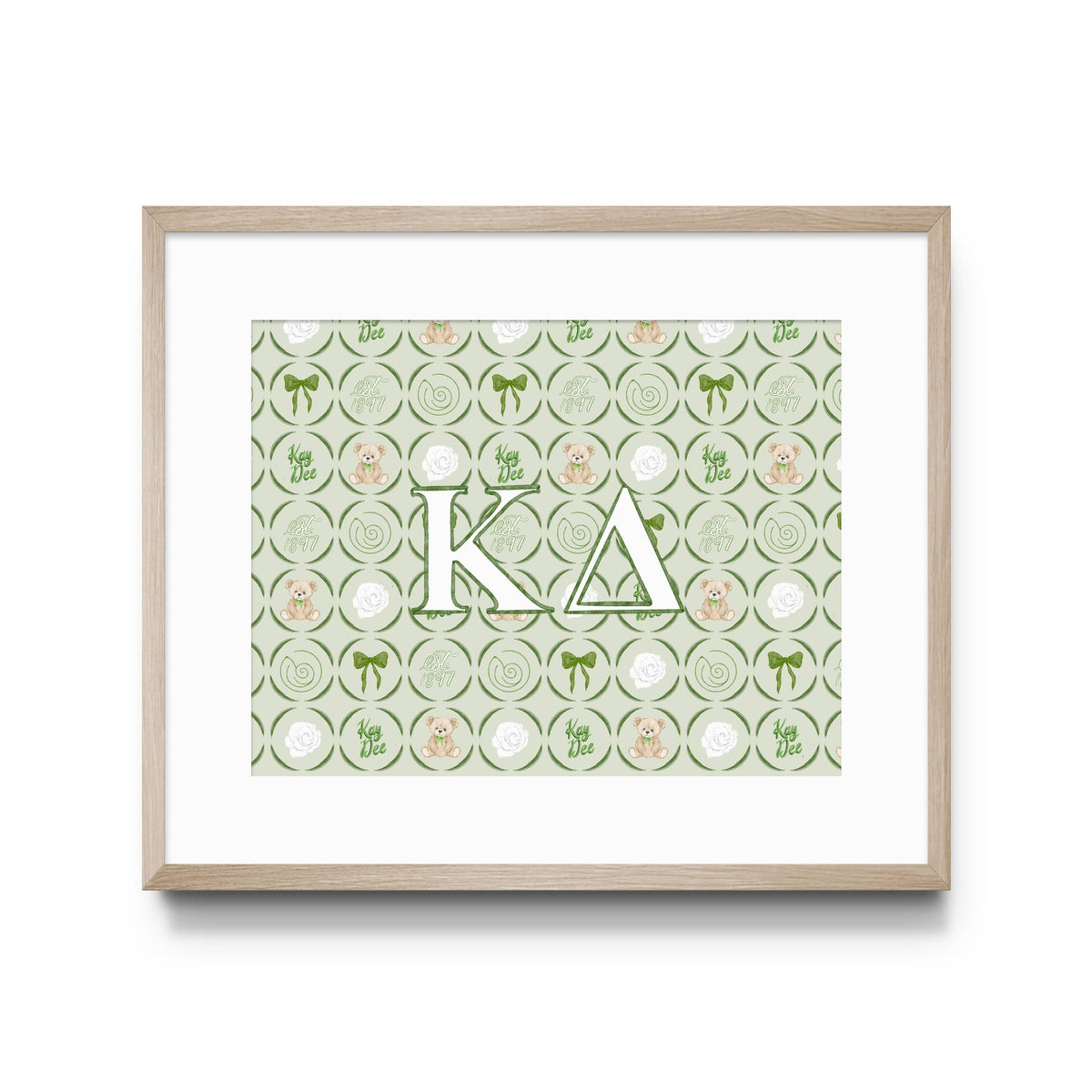 Kappa Delta Sorority Art Print (Print only): 5x7
