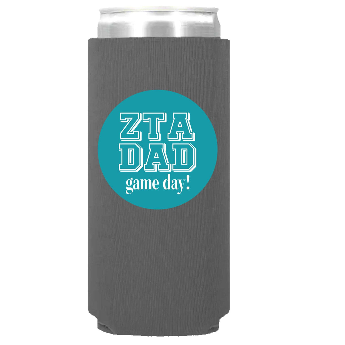 Sorority DAD Can Coolers - Greek dad / Alpha Omicron Pi / Slim