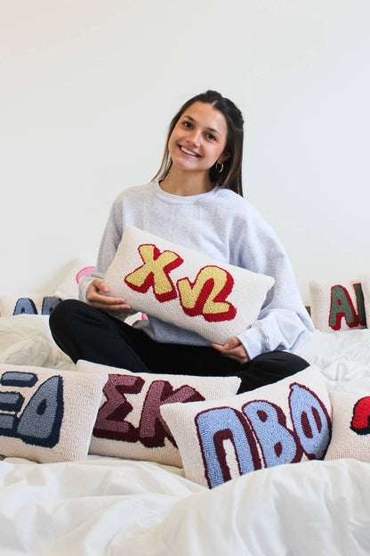 Sorority Hook Pillow: ALPHA OMICRON PI