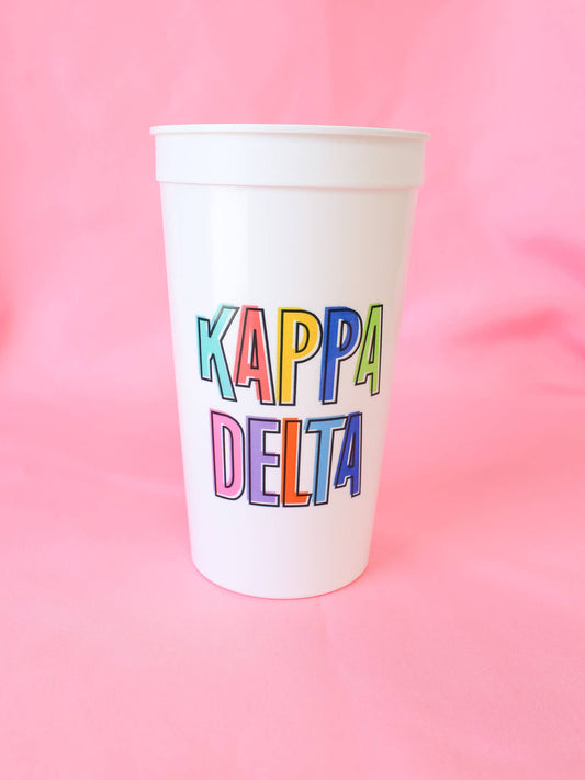 Kappa Delta Bring On the Fun Sorority Stadium Cup