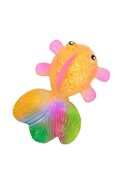 PREORDER : Rainbow Goldfish Glitter Maltose Putty Slime Filled Squishy: ASSORTED / ONE SIZE
