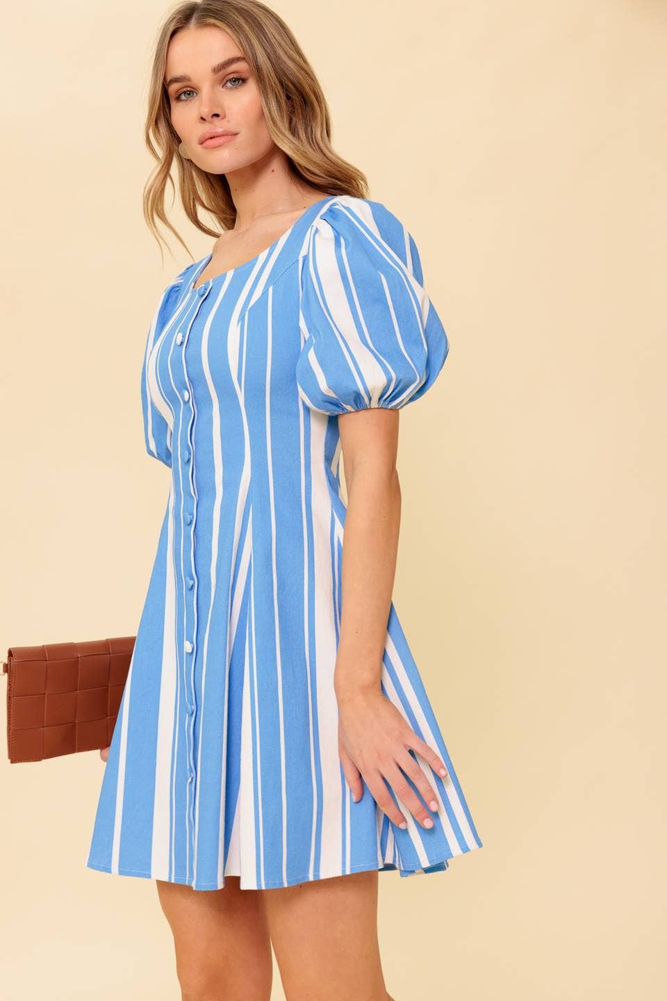 Flying Tomato striped  mini dress