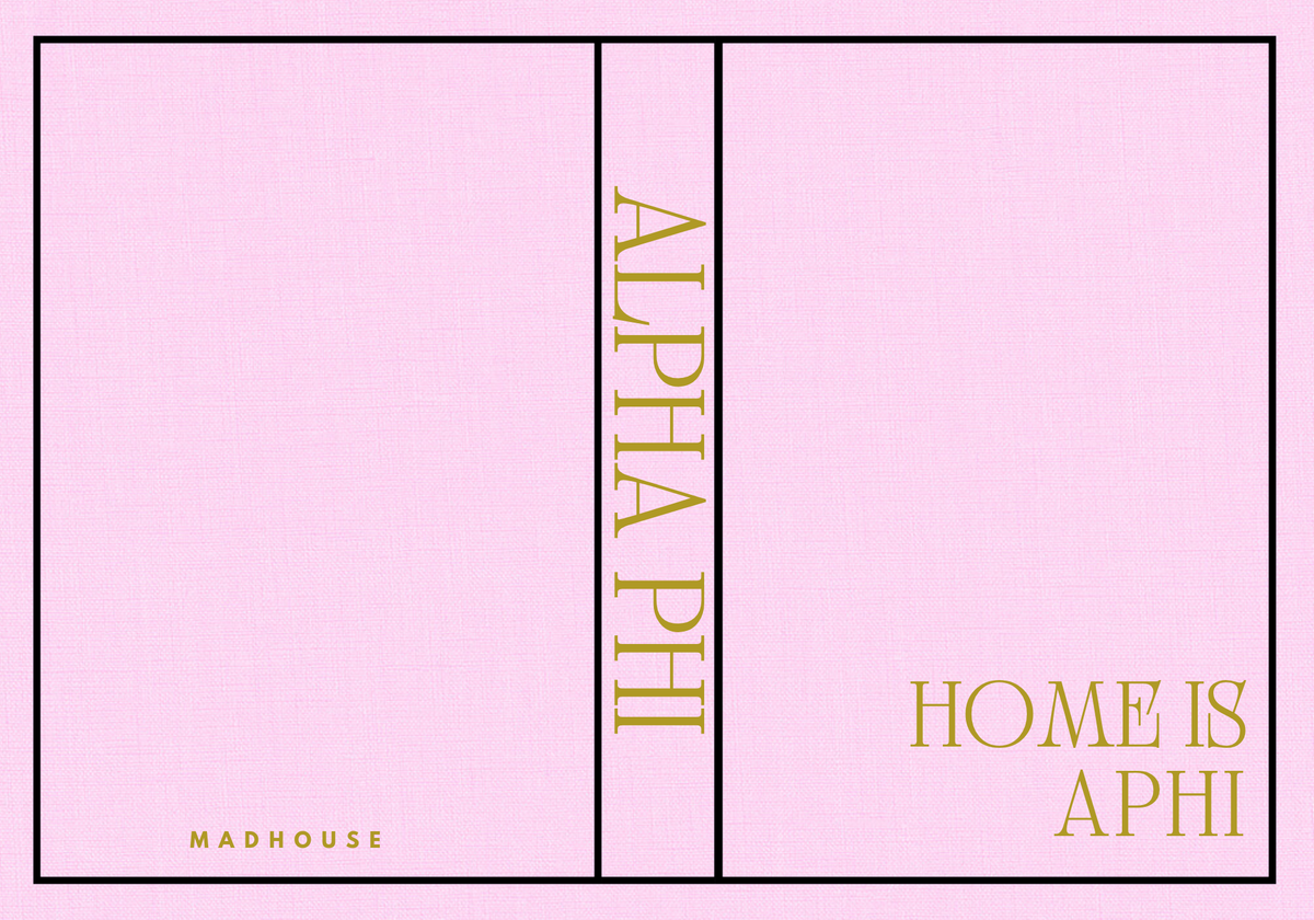 Sorority Keepsake Book Boxes 2026: Alpha Omicron Pi Pink