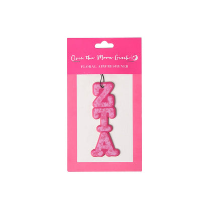 Sorority FLORAL Air Freshener: Phi Mu