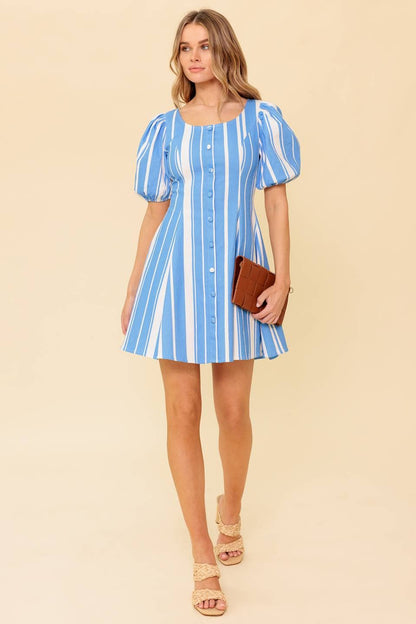 Flying Tomato striped  mini dress