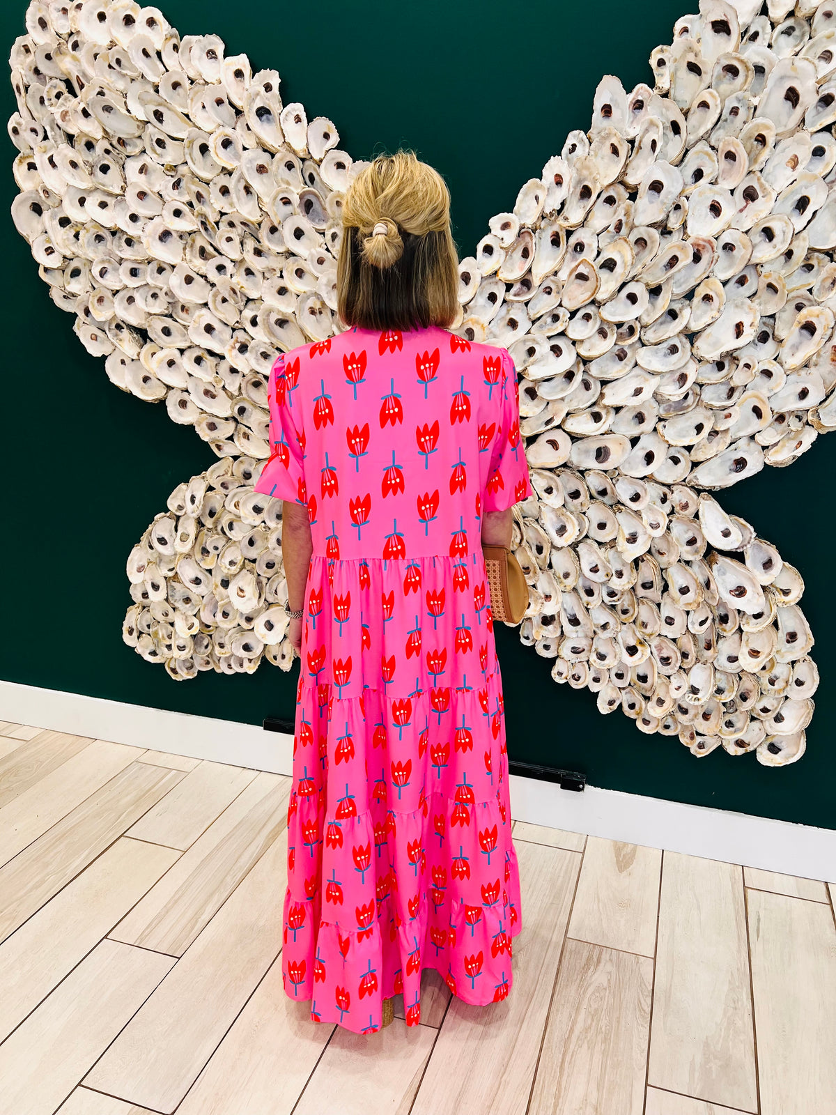 CLEARANCE: Strawberry Pink dupe dress
