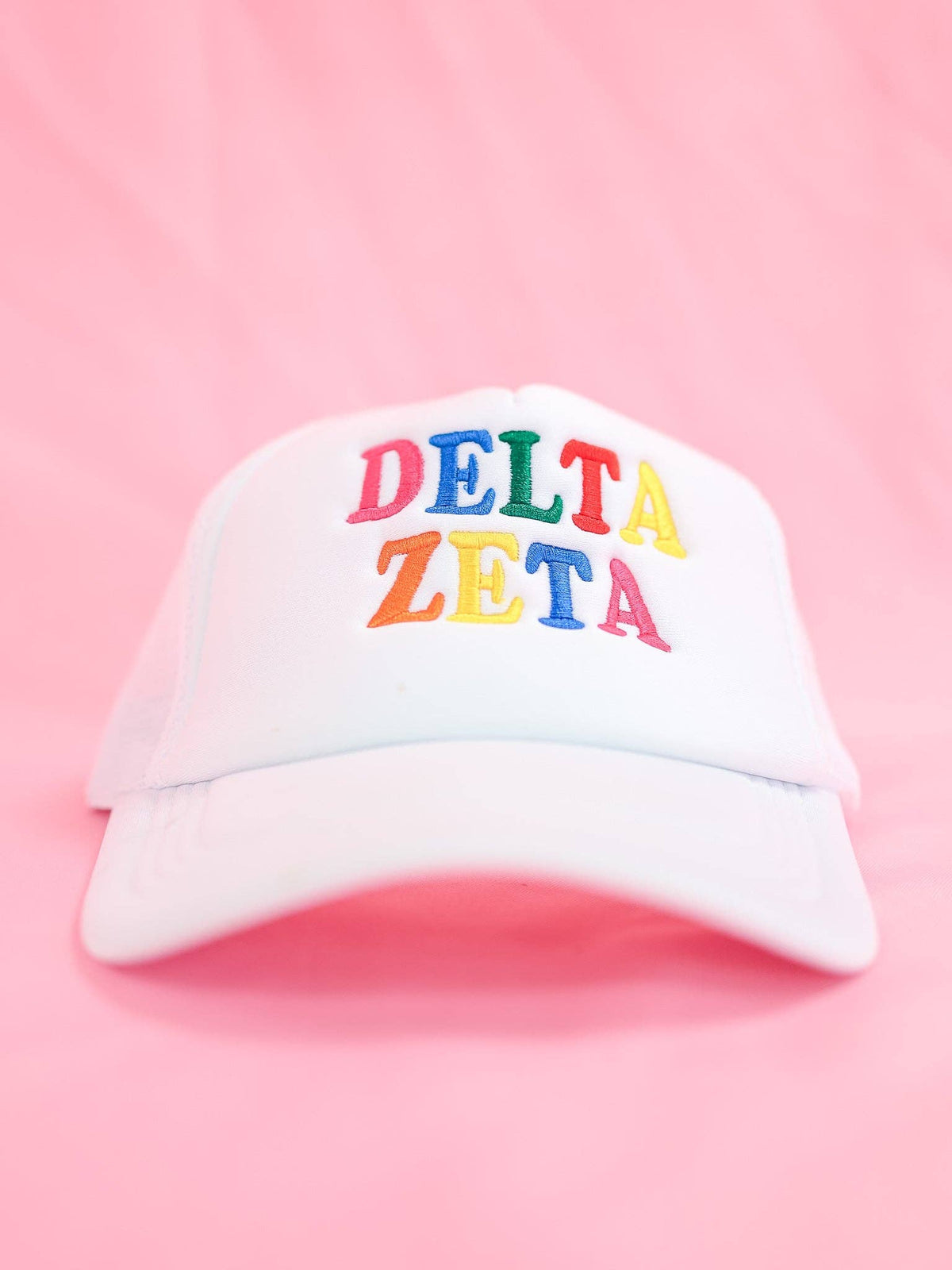 Sorority Fun Times Trucker Hat: ALPHA OMICRON PI