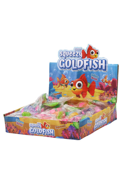 PREORDER : Rainbow Goldfish Glitter Maltose Putty Slime Filled Squishy: ASSORTED / ONE SIZE