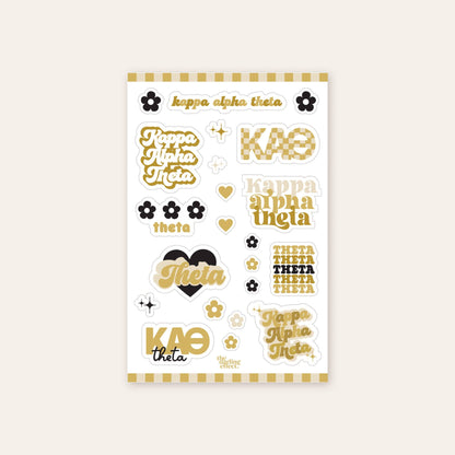 Sorority Sticker Sheet - Phi Mu