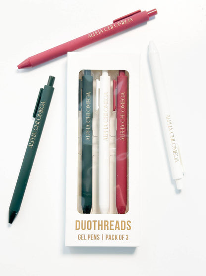 Lettered Luxe Sorority Pens: CHI OMEGA