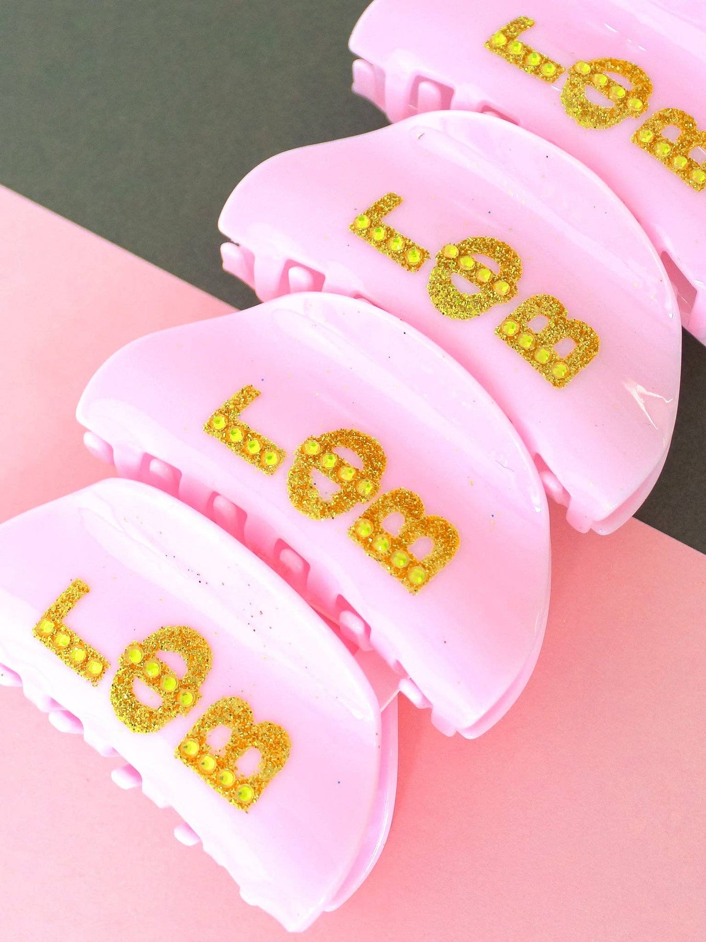 Girl On the Go Hair Claw Sorority Clip: ALPHA GAMMA DELTA