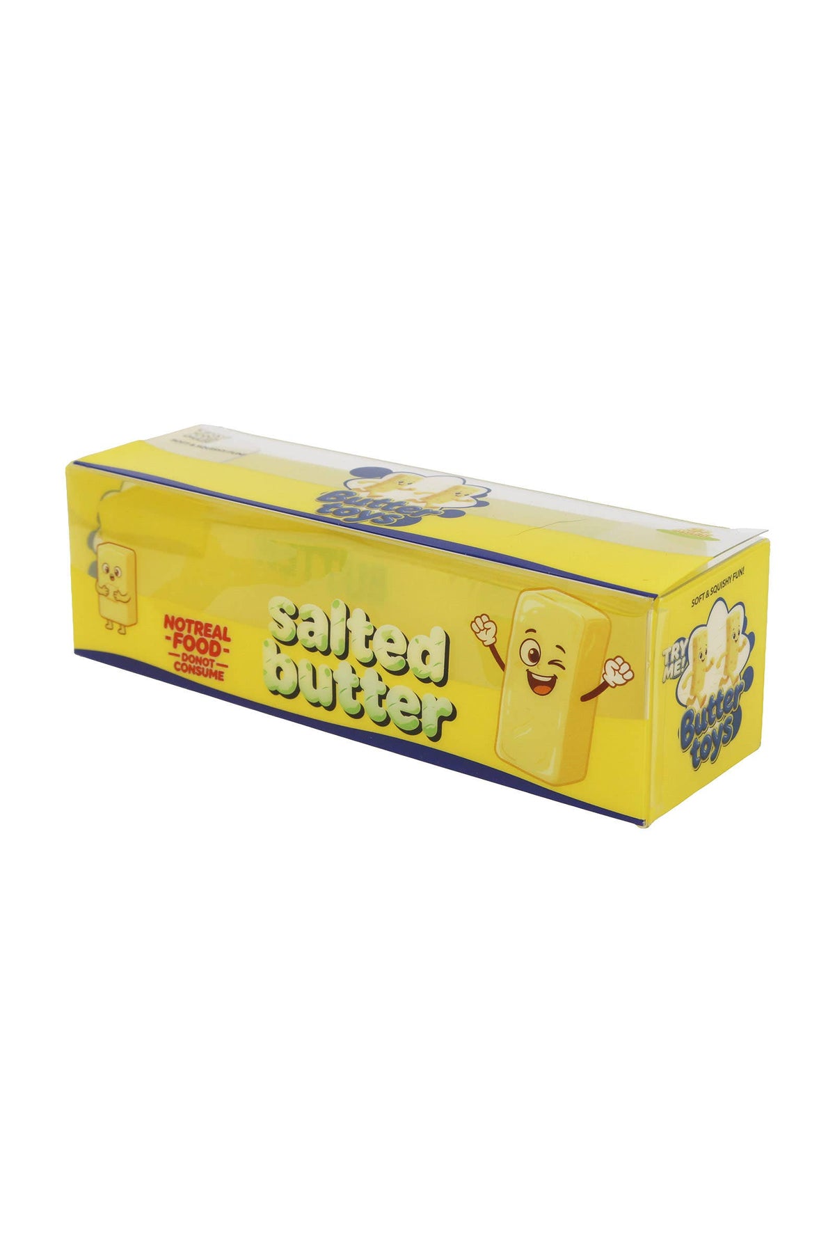 PREORDER : Yellow Butter Oil Jelly Filled Zero Rebound TPR Squishy: YELLOW / ONE SIZE