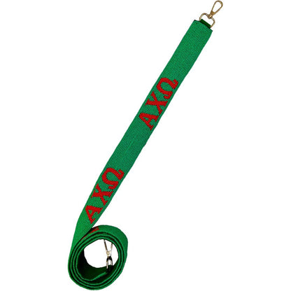 Sorority Beaded Purse Straps - Alpha Omicron Pi