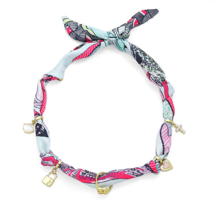 Silk Scarf Statement Necklace : Scarf only (No pendant)