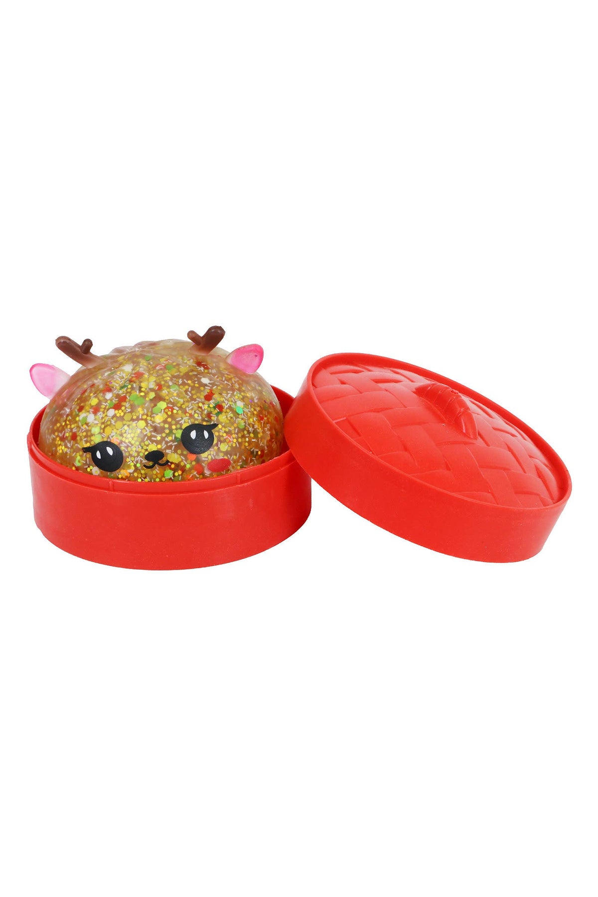 PREORDER : Christmas Reindeer Bao Dumpling Jelly Slime Filled Squishy: ASSORTED / ONE SIZE