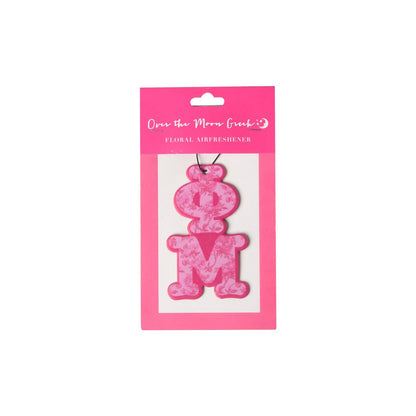 Sorority FLORAL Air Freshener: Phi Mu