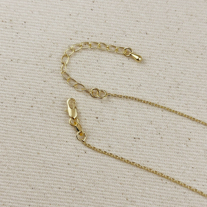 18k Gold Filled Madonna and Child Necklace
