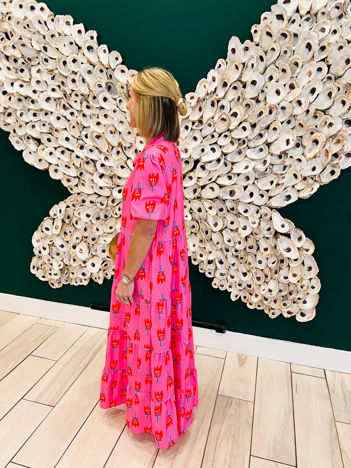 CLEARANCE: Strawberry Pink dupe dress