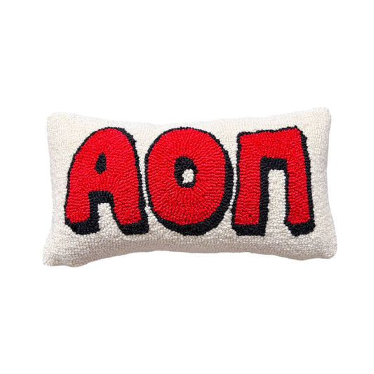 Sorority Hook Pillow: ALPHA OMICRON PI