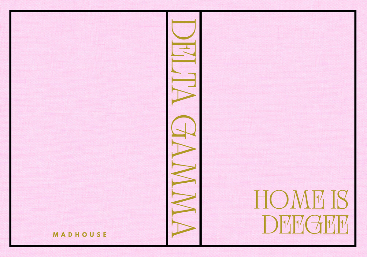 Sorority Keepsake Book Boxes 2026: Alpha Omicron Pi Pink