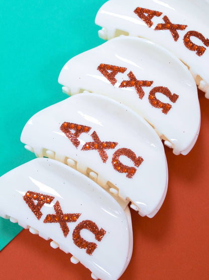 Girl On the Go Hair Claw Sorority Clip: ALPHA GAMMA DELTA