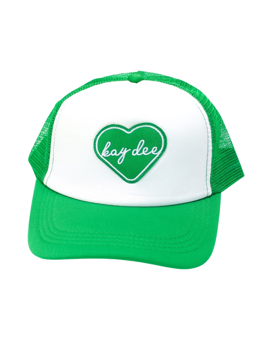 Sorority Whole Lotta Love Heart Trucker Hat: KAPPA DELTA