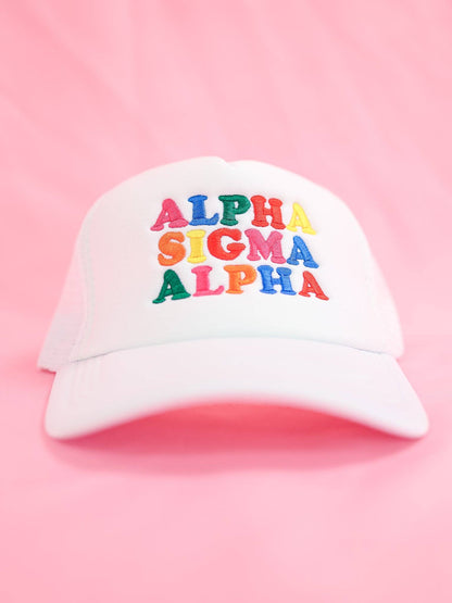 Sorority Fun Times Trucker Hat: KAPPA DELTA