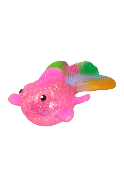 PREORDER : Rainbow Goldfish Glitter Maltose Putty Slime Filled Squishy: ASSORTED / ONE SIZE