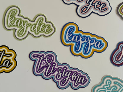 Kappa Delta Sorority Decal