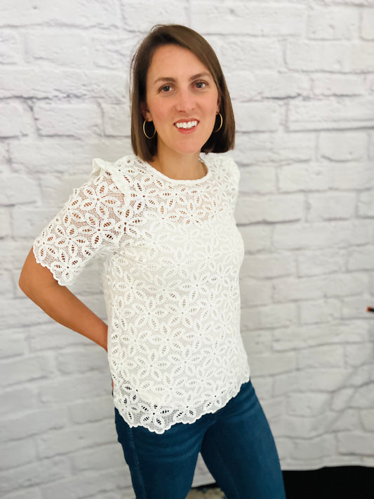 CLEARANCE: Floral Lace