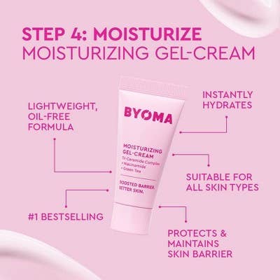 BYOMA Universal Skincare Heroes Gift Set with Makeup Bag 5pc