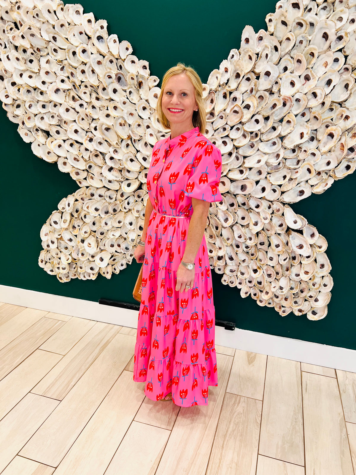 CLEARANCE: Strawberry Pink dupe dress