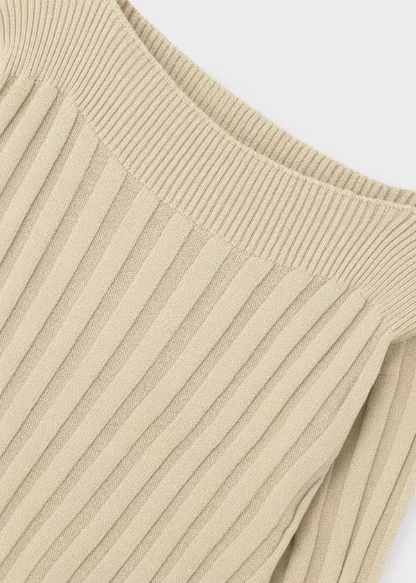 Mayoral Girl’s Sweater Ribbed Crop Top