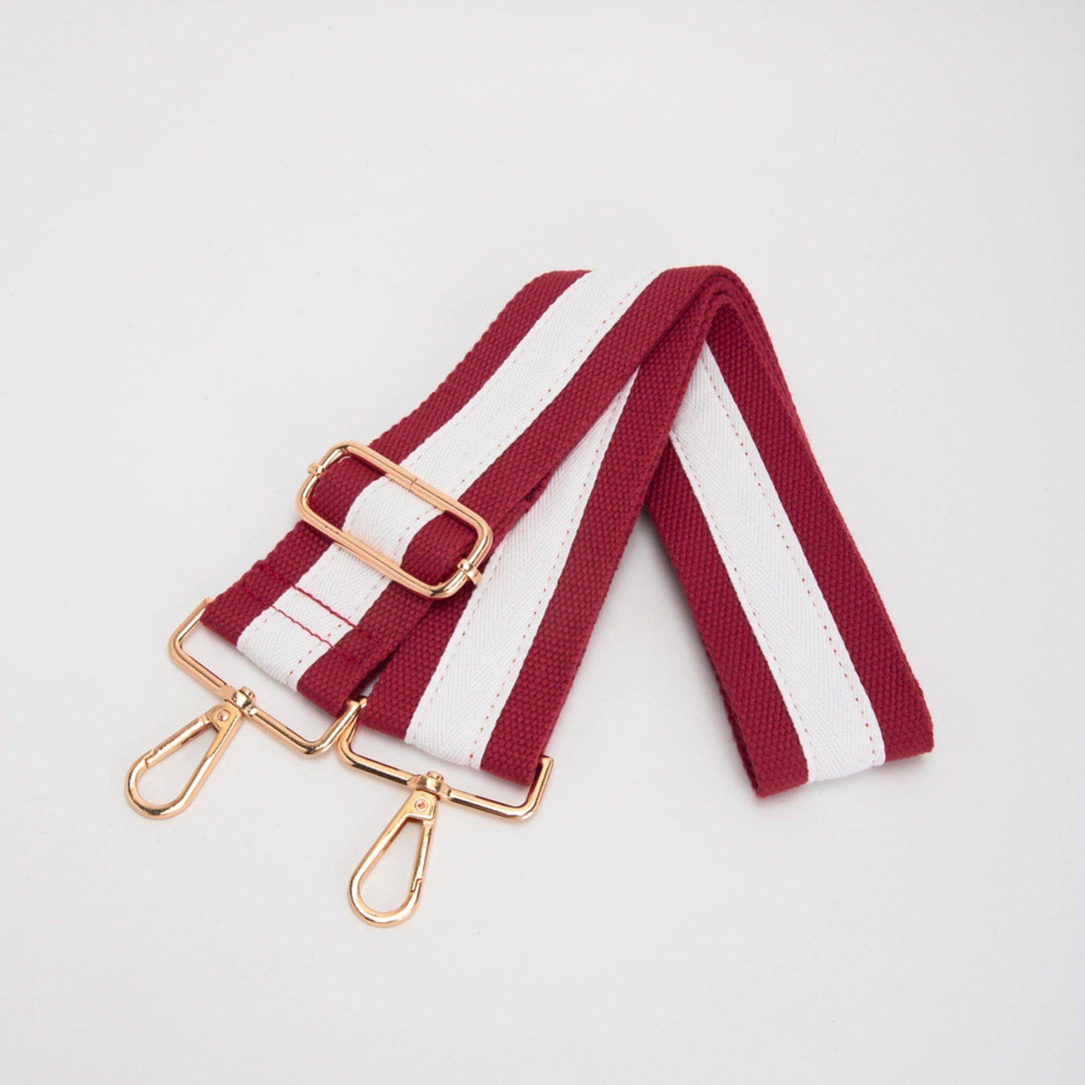 Colorful College Purse Strap for Women: Orange White