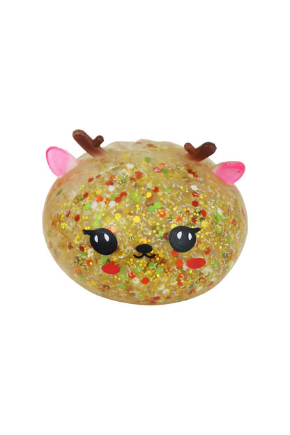 PREORDER : Christmas Reindeer Bao Dumpling Jelly Slime Filled Squishy: ASSORTED / ONE SIZE