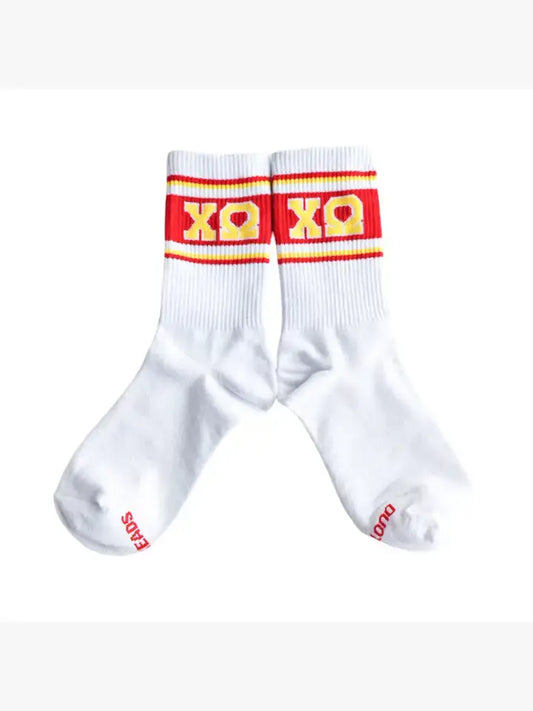 Chi Omega Sorority Socks