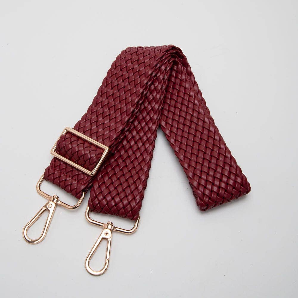 Bella Woven Women's Bag Strap: Multi navy orange pink