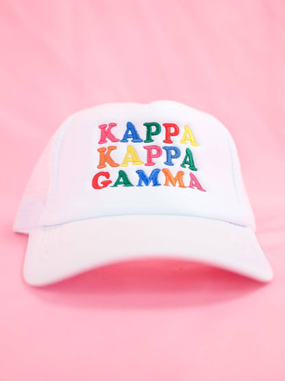 Sorority Fun Times Trucker Hat: PHI MU
