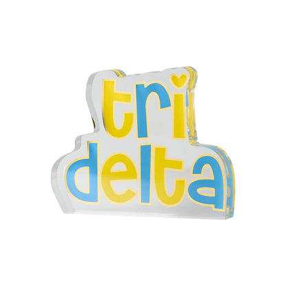 Sorority Acrylic Shelfie : Alpha Gamma Delta
